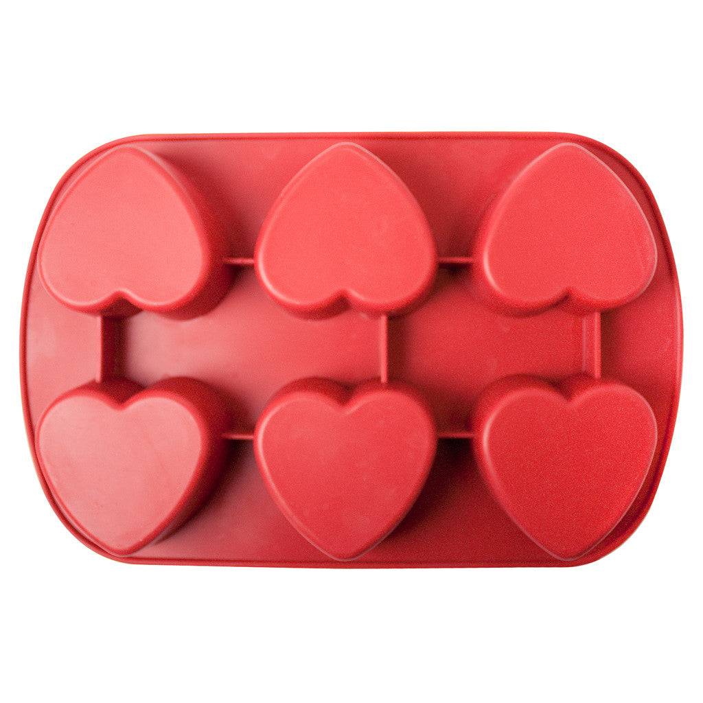 Hearts Soap Mold - Break-A-Way Style Hearts
