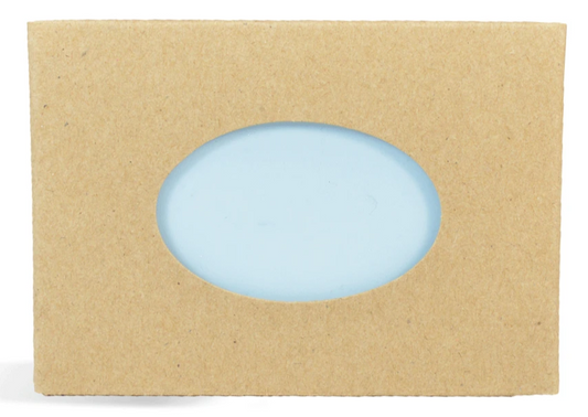 Soap Box w/ Oval Window - Kraft Color