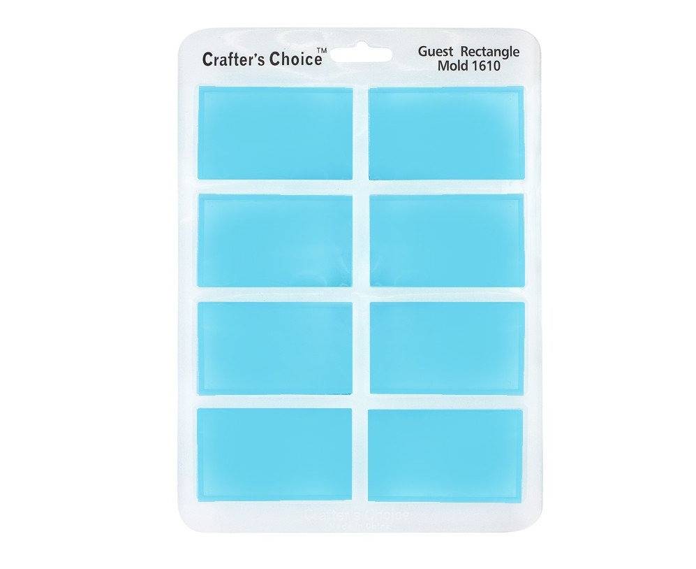 Rectangle Silicone Guest Soap Mold - Crafters Choice 1610
