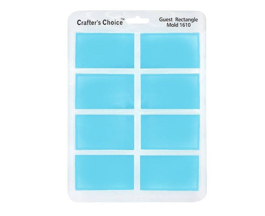 Rectangle Silicone Guest Soap Mold - Crafters Choice 1610