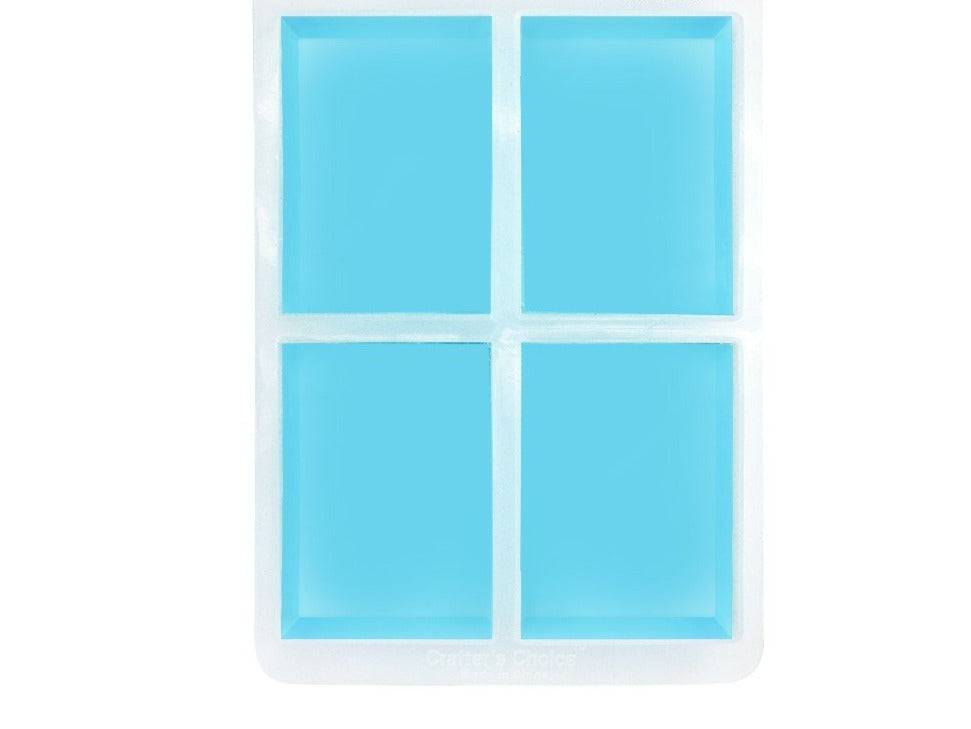 Rectangle Silicone Soap Mold - Crafter's Choice 1601