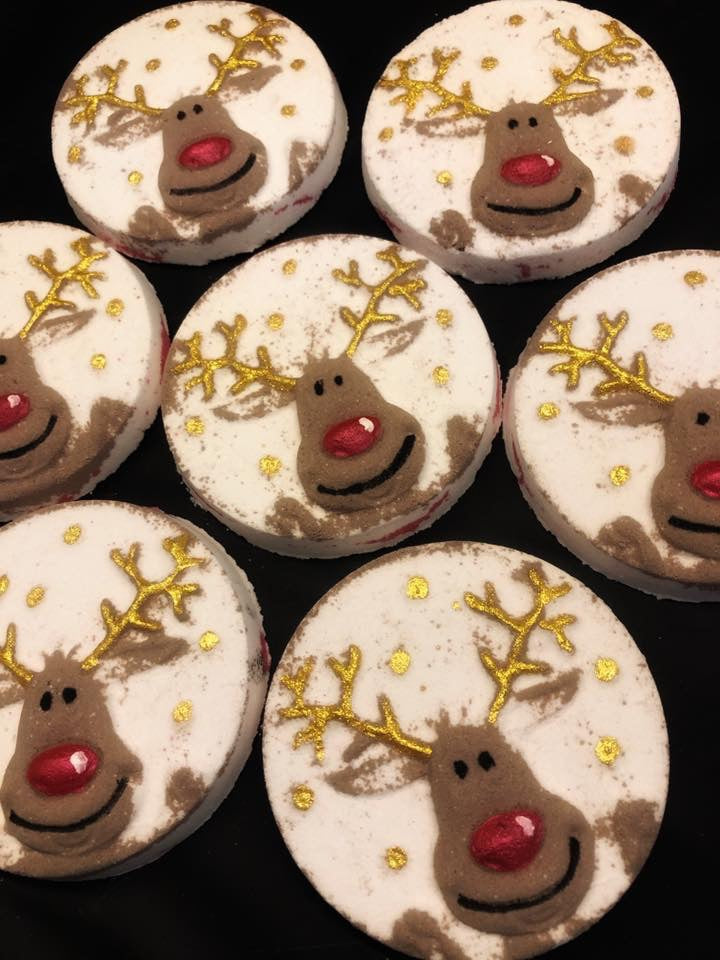 Rudolph the Red Nose Reindeer Bath Bomb