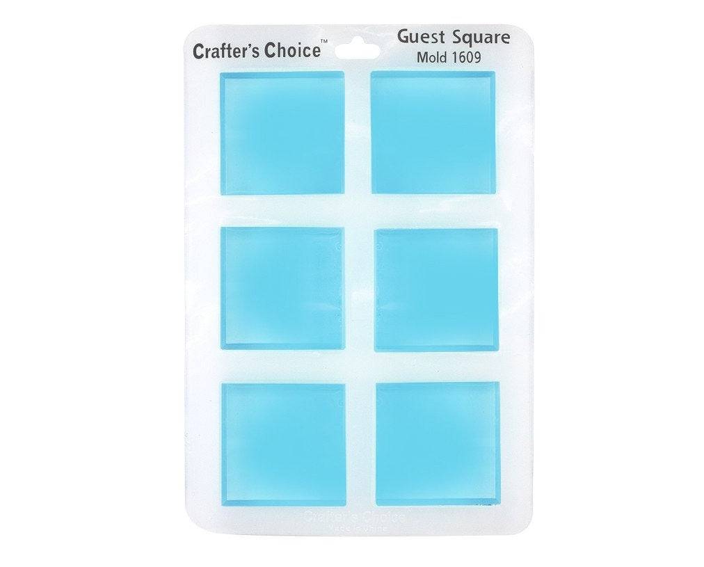 Crafter's Choice 1609 - Guest Square Silicone Soap Mold
