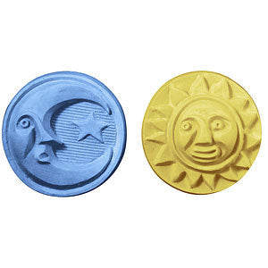 Sun & Moon Soap Mold - 5 Guest Size Bars