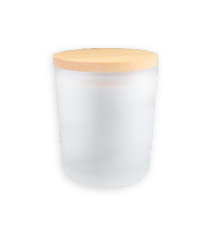14oz Rectangular Glass Container w/ Bamboo Lid