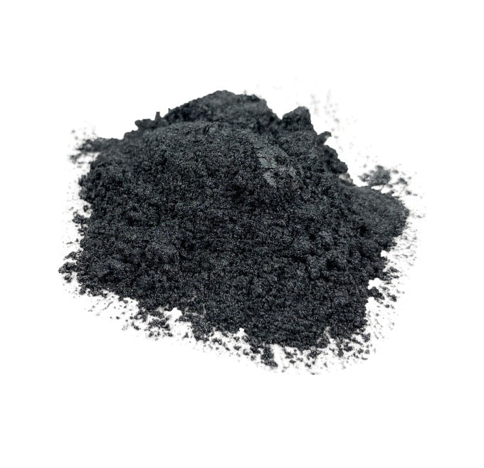 Silver Black Shimmer Mica Powder