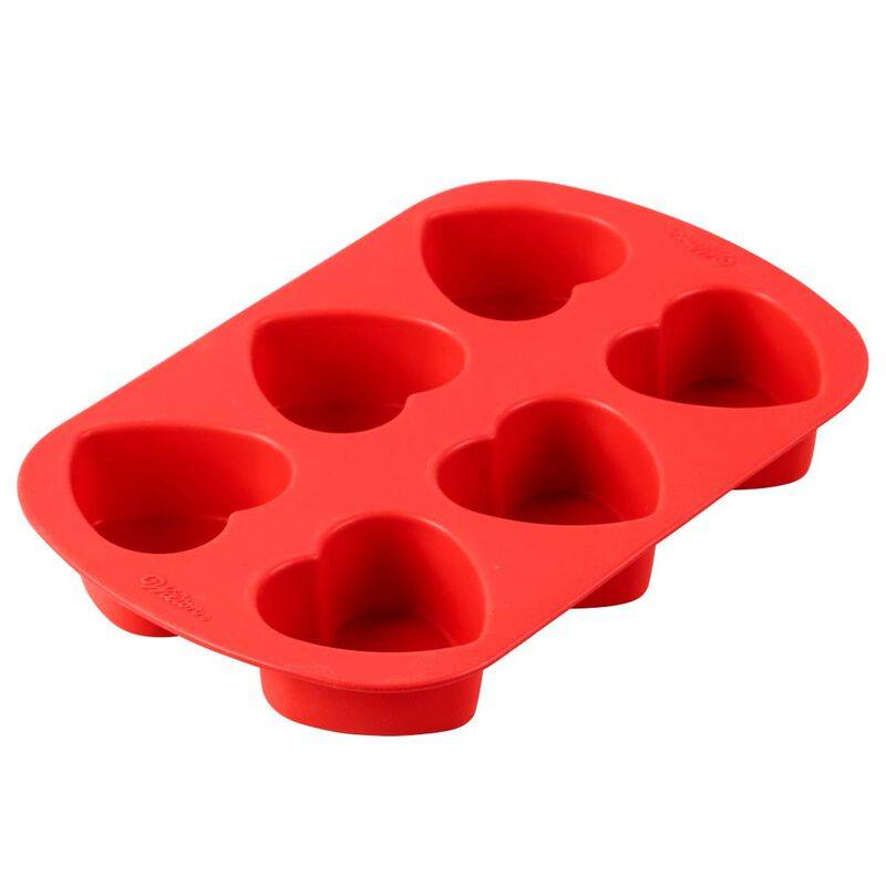 heart shaped silicone mold for soap making