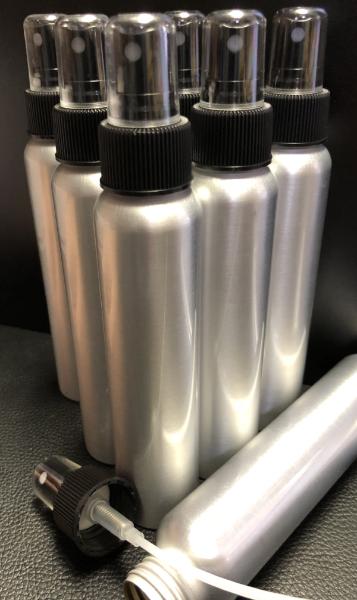 4 oz Aluminum Bullet Bottle with Fine Mist Sprayer