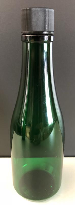 8oz Keuka Bottle - Green Plastic Champagne Bottle