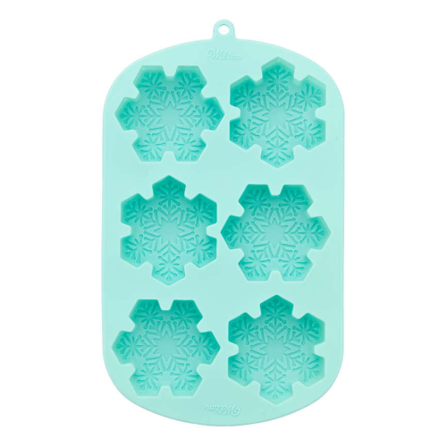 silicone snowflake soap mold