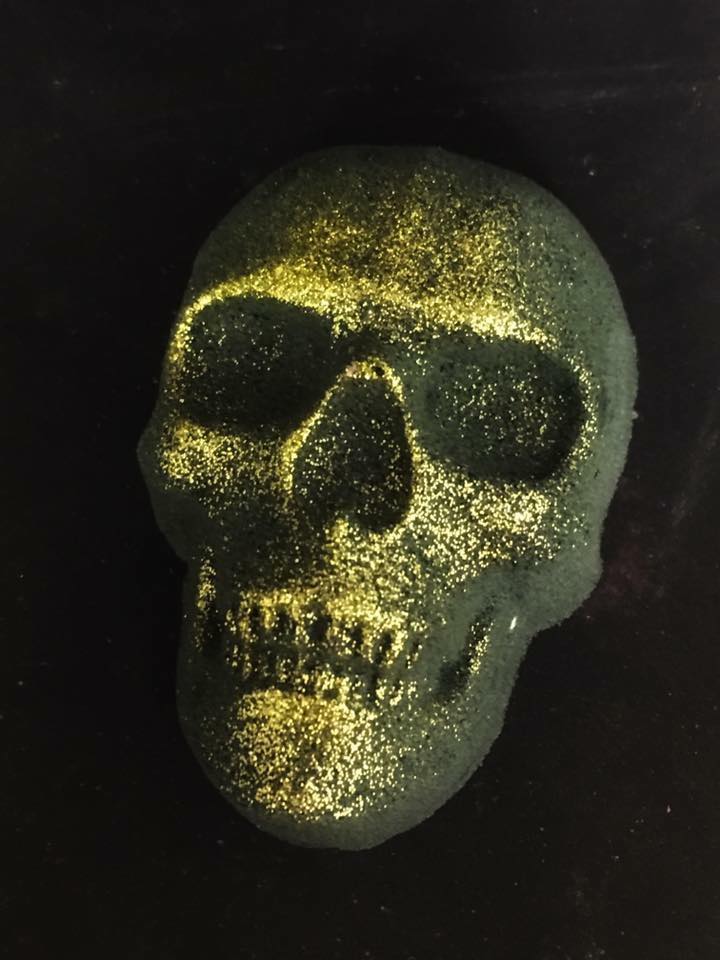 Skull Halloween Bath Bomb Mold 