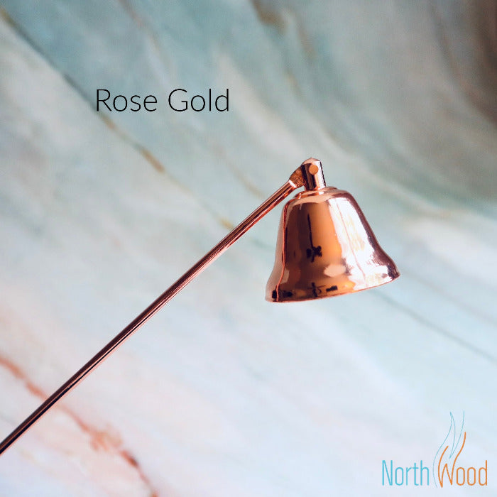 rose gold candle snuffer