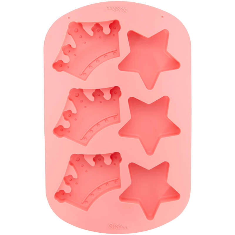 Silicone Soap Mold - Star and Crown