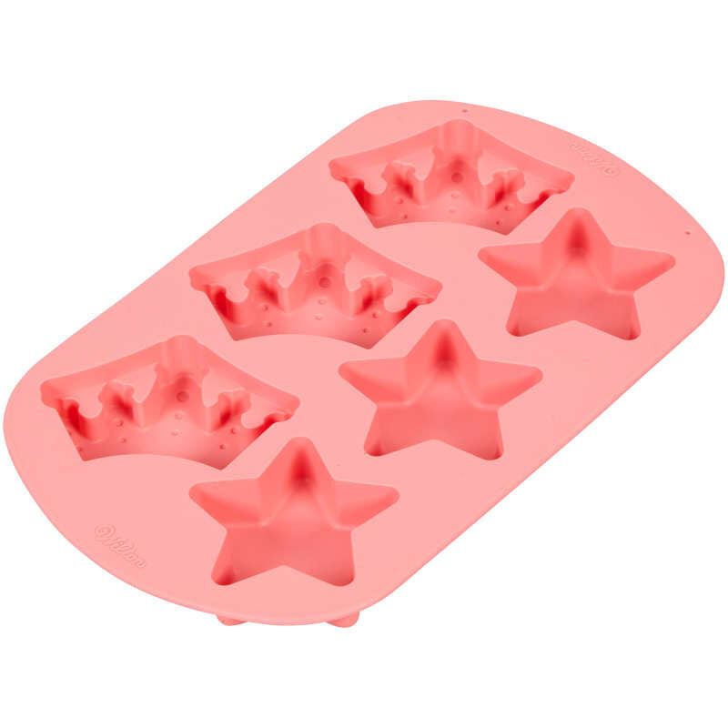 Silicone Soap Mold - Star and Crown
